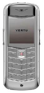 携帯電話 Vertu Constellation Exotic Polished stainless steel amaranth ostrich skin 写真